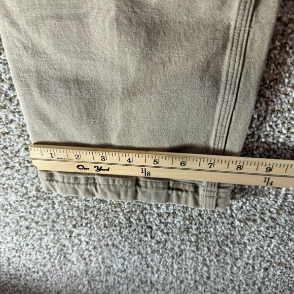 Duluth Trading Company Flex Fire Hose Pants Mens 34x28 Tan Canvas Workwear Adult - Picture 5 of 10